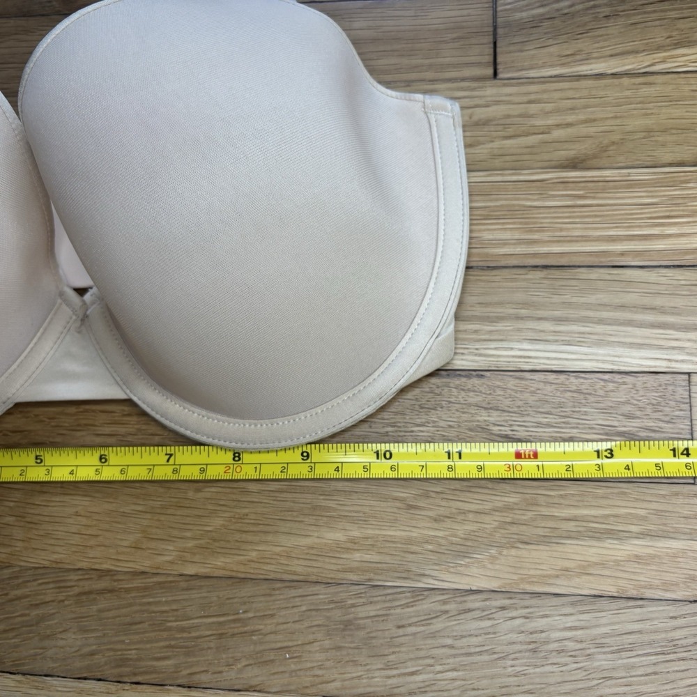 SKIMS Weightless Demi Bra Nude Tan Women's 32DDD‎ Unlined Underwire Lightweight - Picture 5 of 10
